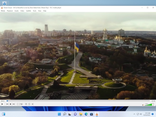 VLC media player screenshot